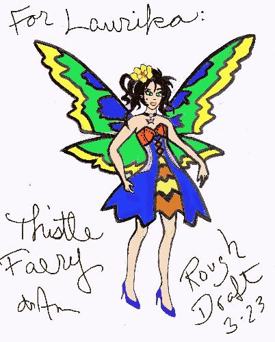 A Winged One for You - Just a quick sketch to hopefully brighten your day :-)
