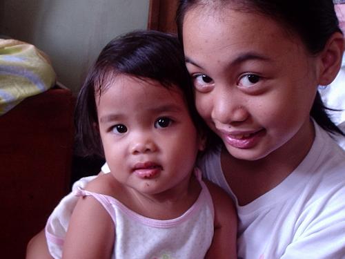 Sweet Sis! - This is a picture from our house with my very young sister
