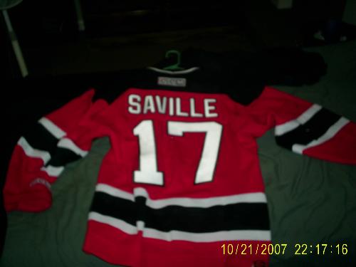 Jake The Snake Saville's #17! - Here is the back of Jake's jersey!