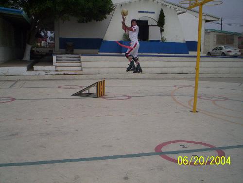 heatball sport discussion - the ramp shot is the most dificult and exiting shot in the game. when a player has been fouled he or she has an opportunity to take a ramp shot. during this shot the player may spin in the air 360 to earn extra points.