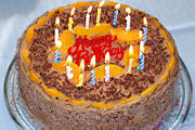 Birthday Cake! - Birthday cake with candles, yummy!
