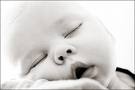 sleeping baby - she's like an angel.
