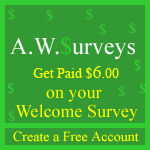 logo - take your first survey and earn $6.00