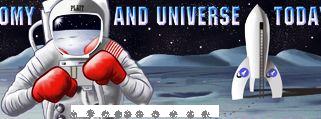 Today's ASTRONOMY - Robot is sent to space in our modern era in the astronomy field and being managed from the earth to explore the future expansion of the living space.