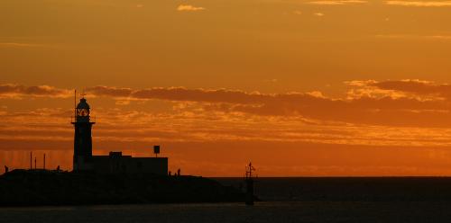 SunSet  - Light Tower in Fremantle West Australia