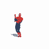 Spidey - Spidey Spiderman dancing in his Spiderman suit. Super hero.