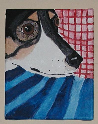 Rat Terrier painting - by CFrench