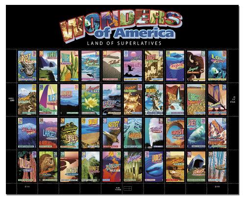 Philately - US-Wonders