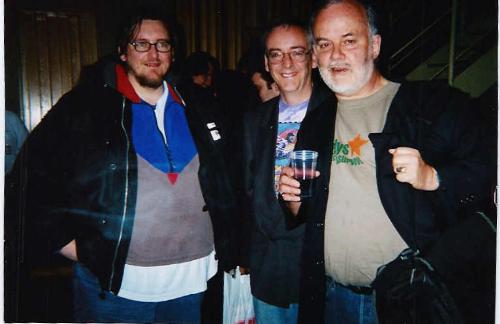 Me, my brother, and John Peel - I was lucky enough to make the acquaintance of the great man with my brother when he played for Welsh rock band Melys
