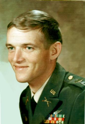 My husband in uniform - My husband, Lloyd in Vietnam in the 60's. He was a captain and flew helicopters. He won 3 purple hearts and was on two tours there.