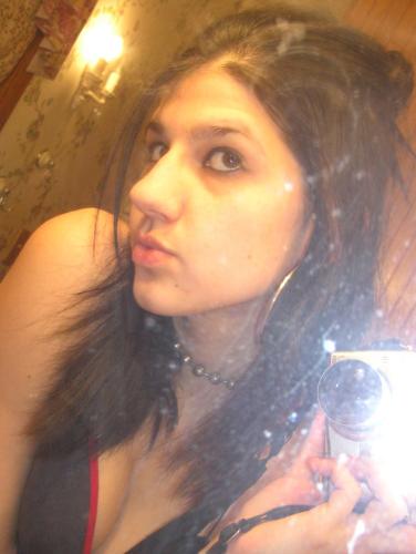 Sandy - Me in the mirror in my bathroom.
