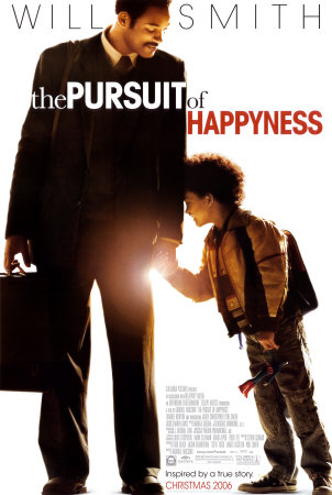 The Pursuit of Happyness - Movie poster for The Pursuit of Happyness starring Will Smith and Jaden Smith.