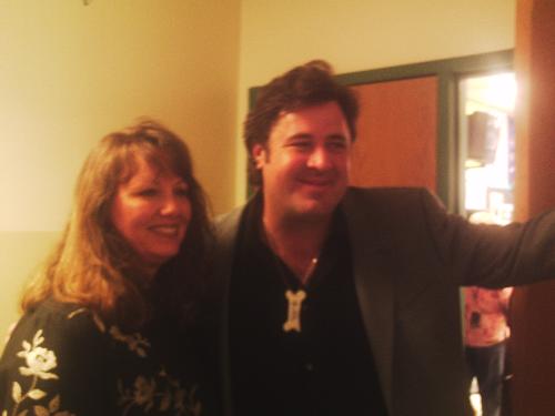 Vince and Anne - In grade school, Anne had the most beautiful red/auburn hair.  Oh yeah, that guy is Vince Gill. He was a great pitcher, as long as he didn't argue with the umps. He played a bit of guitar back then. His first performance for us grad schoolers was 'House of the Rising Sun.'