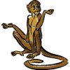 Simple picture of a monkey - This one is similar to the monkey in my story.