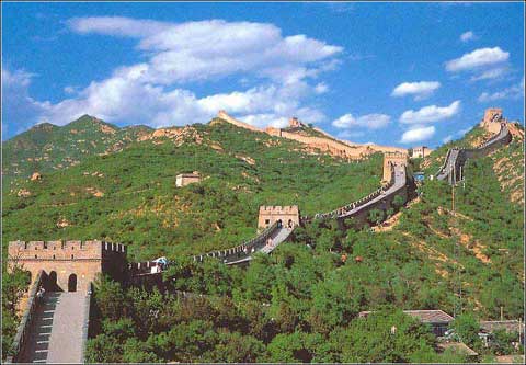the Great Wall - in the north of China,there lies a 6,700-kilometer-long ancient wall.now well-known as the Great Wall of China,it starts at the Jiayuguan Pass of Gansu Province in the west and ends at the Shahaiguan Pass of Hebei Province in the east.As one of the Eight Wonders in the world, the Great Wall of China has become the symbol of the Chinese nation and its culture.