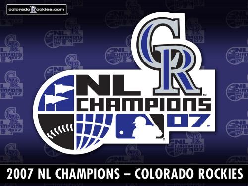 National League Champions - The Colorado Rockies defeated the Arizona Diamondbacks to go to the world series for the first time in franchise history!