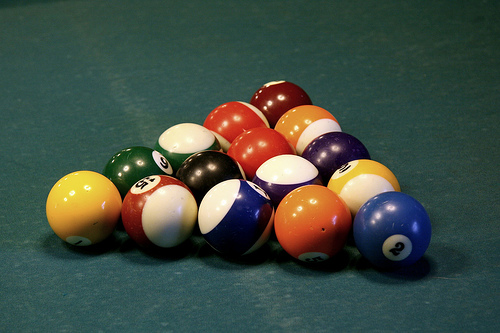 Billiard Balls - Shakespeare has mentioned billiards in his many works, including the famous line 'let us to billiards' in Antony and Cleopatra (1606-07)   - flickr.com