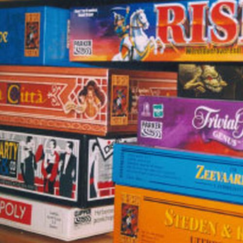 Board Games - A stack of diffrent board games...