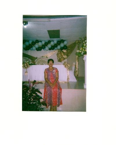 Taken out at a wedding - Bernadine age 41 yrs Height- 5fts 9ins tall weight 190lbs