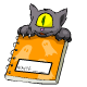 Black Meowclops Notepad - How can you resist this playful little notepad?