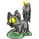 Spooky Meowclops Candle - Once this candle burns down, you e left a very spooky Meowclops head that you can use to scare your siblings.