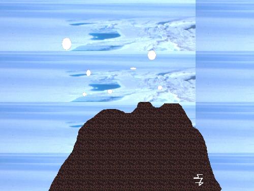 Volcano - A Volcano erupts underwater, hidden from view in New Zealand.