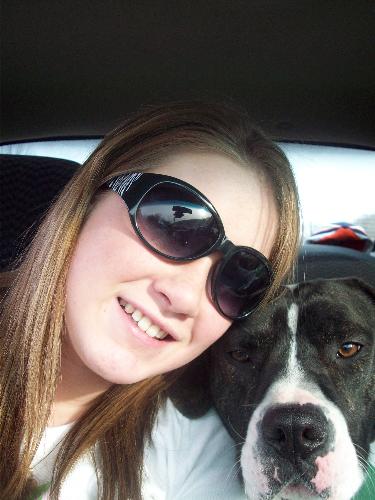 Me and Chance - my boyfriends sisters dog and i