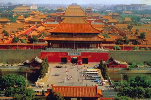 the Forbidden City  - The Forbidden City was the chinese Imperial palace from the mid-Ming Dynasty to the end of the Qing Dynasty.it's located in the middle of Beijing ,china.it now houses the Palace Museum. the complex consists of 800 building with 8886 rooms . it covers 720,000 square metres.it was declared a worldheritage sete in 1987(when i was born..lol..)as the 'Imperal Palace of the Ming and Qing Dynaties' and is listed by UNESCO as the largest collection of preserved ancient wooden structures in the world.