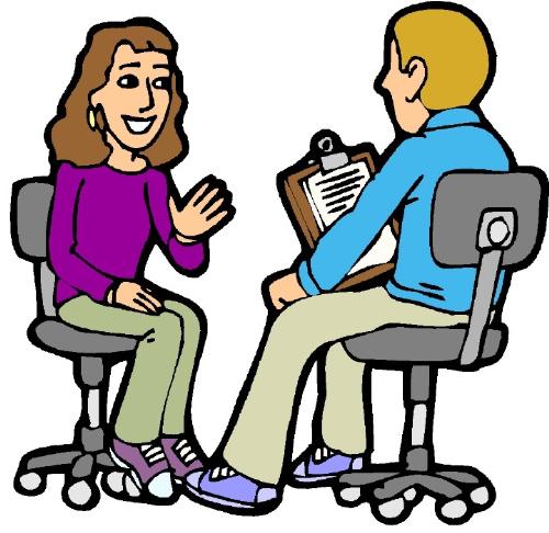 interview - This is just a typical scenario when you are interviewing someone/somebody.