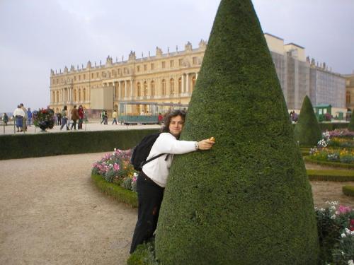 Me and the tree - Taken in the Versailles gardens, a day before my birthday this year.