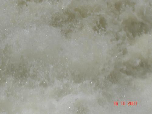 Water froth! - Froth due to Water turbulence.
