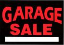 Garage Sale - A garage sale sign