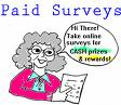 Online Surveys - survey for cash,funny looking lady