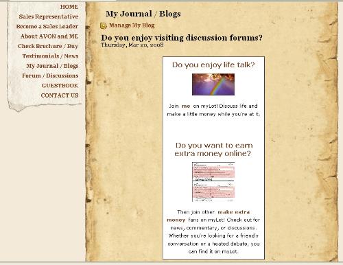 In my web page. - This is how I added up mylot invitation in my web page.