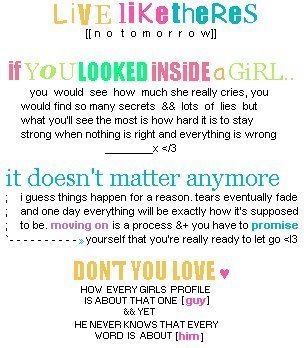 live like there's no tomorrow - life is like dat!