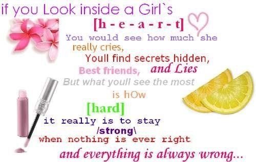 a girl's heart - look into a girl's heart