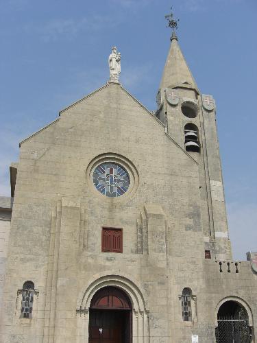 Church in Macau - This is a church located on Pope Mt. in Macau, which was built by Portugal in 15th century. It has catholic style and many tourist would like to get there for view this church.