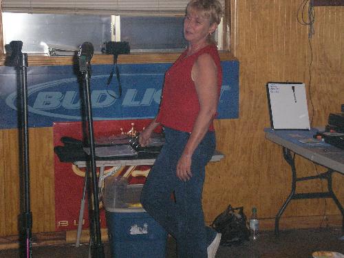 Me - Running my karaoke show.