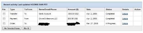 Payment Proof - Here is proof of payment from the Free Online Cash System.