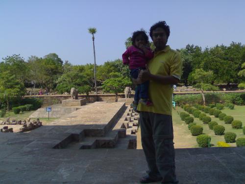 Park at Puri - I took this photo with my phone camera at a park in Puri, where we went last month. 