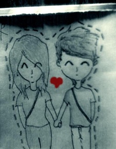 you + me = we - the only thing that brings color to my world is love.