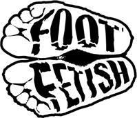 Feet - black and white outline of feet