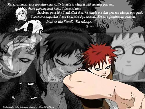 Gaara - He is the Kazekage