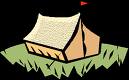 that lovely tent - oh camping is such a pain