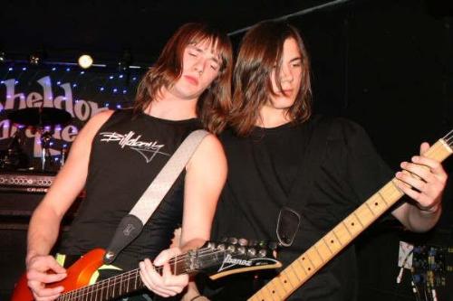 The Band I Play For - Me on the right, I play guitar now because i was originally asked to be a basist for a few gigs, But now we are writting music in the style we want!! Rock n Roll.  =D