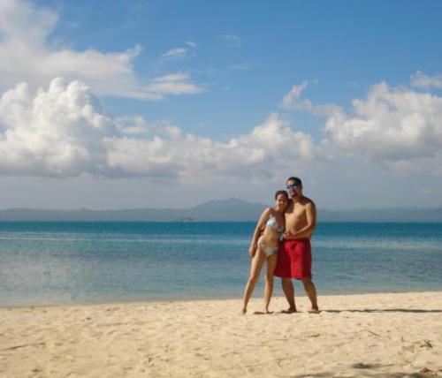 me and my man - me and my man at one of the beaches in the Philippines,Dos Palmas..