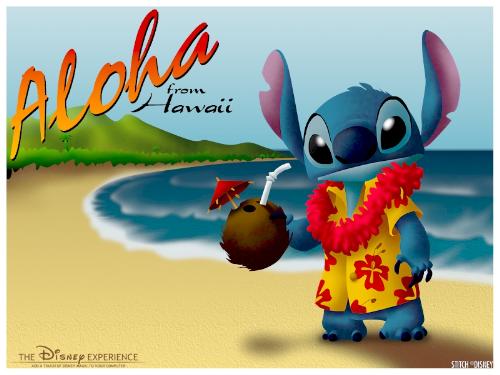 Stitch - i like stitch and lilo..and he is just crazy !!! If i had a pet like stitch i will keep away many things from him before he eat it...:)