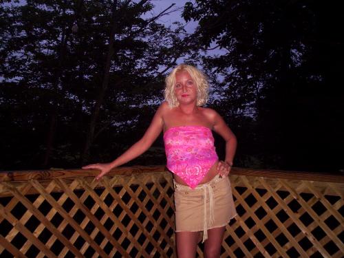 A picture of me - Pic of me on my deck.