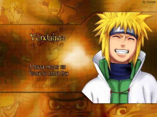 yondaime the fourth hokage - yondaime the fourth hokage and the father of naruto. the one who sealed the kyuubi in naruto's body to save the village
