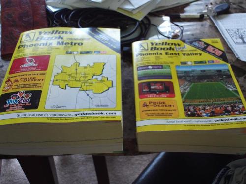 Phone book - two phone books